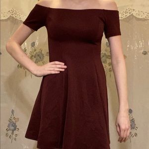 Off the shoulder dress